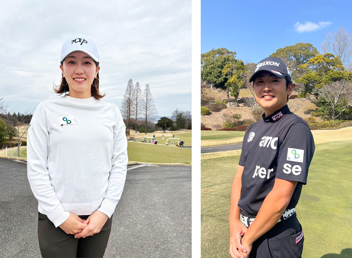 安森一貴選手,立浦葉由乃選手